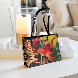 Stylish and Quirky Repurposed Book Handbag